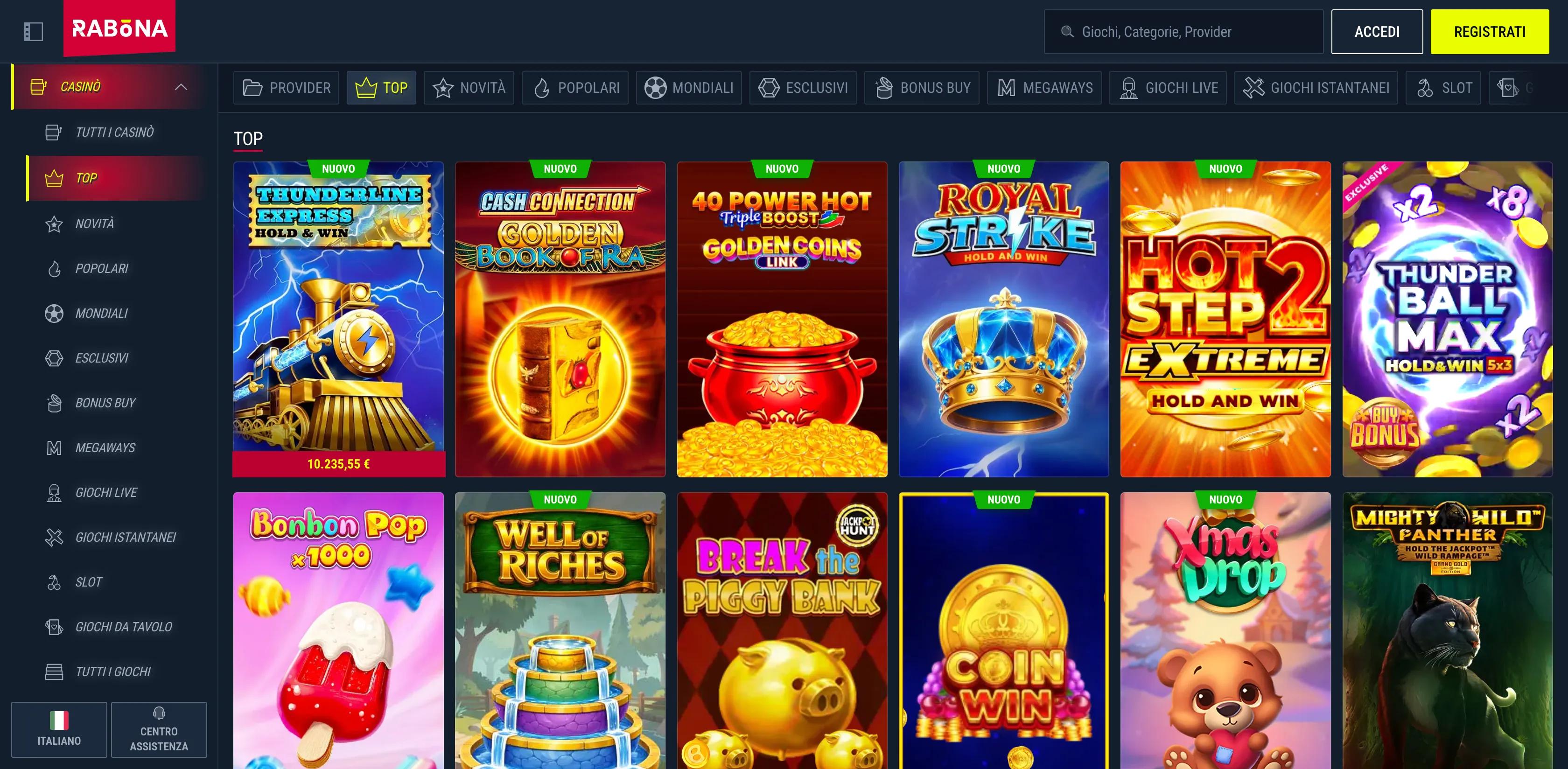 Rabona casino